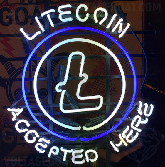 Litecoin Neon Sign