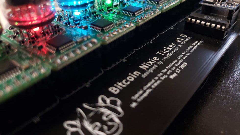 Nixie Bitcoin Ticker Circuit Board