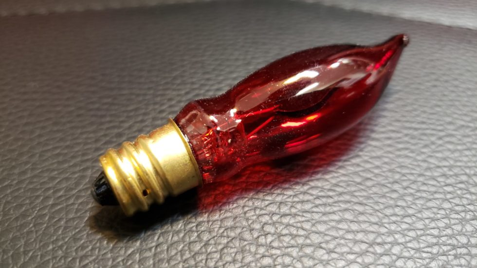 Red Flicker Bulbs