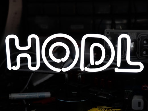 HODL NEON Closeup