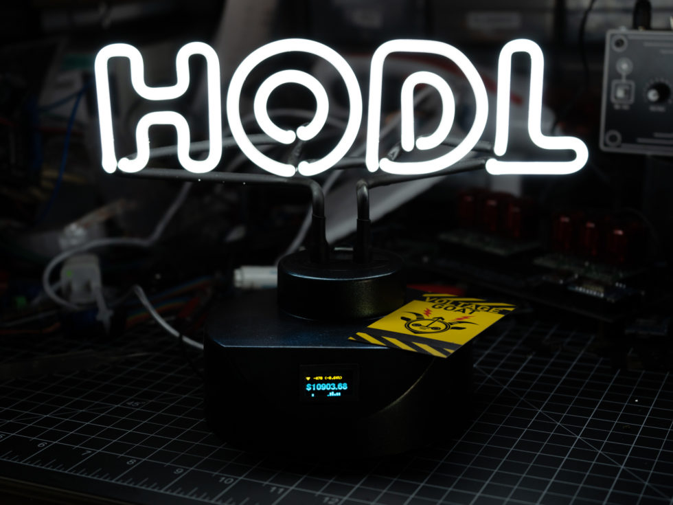 HODL Neon Sign Interactive