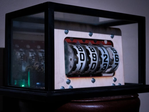 Pinball Clock Side View